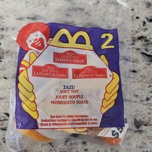 1998 McDonalds Lion King II Simba's Pride Soft Toy #2 Zazu